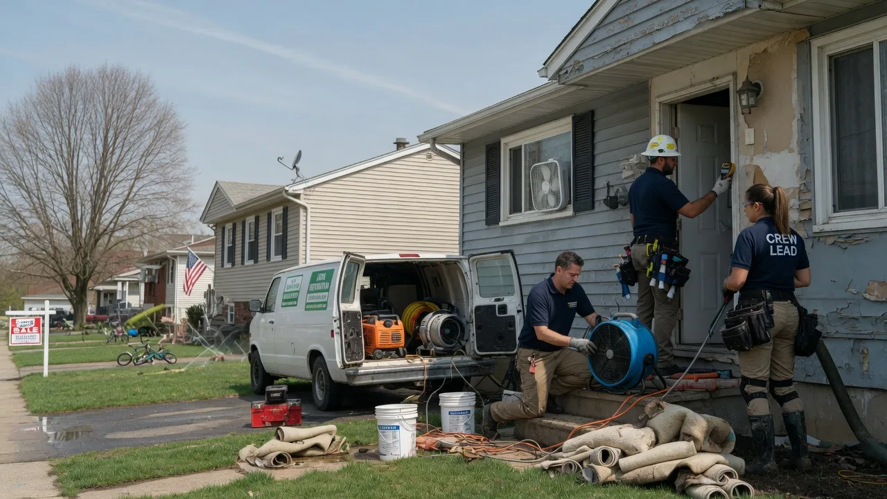 Flood Cleanup in Leonia, NJ near me